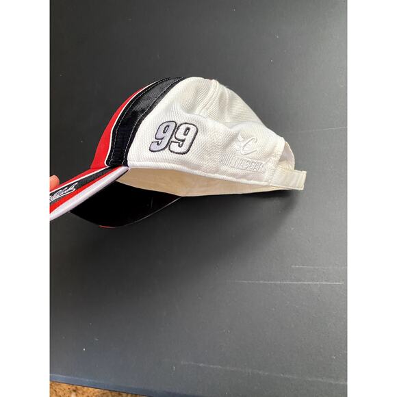 Home Depot Racing Hat Carl Edwards #99 NASCAR Baseball Cap Adjustable Red Black - Picture 7 of 10